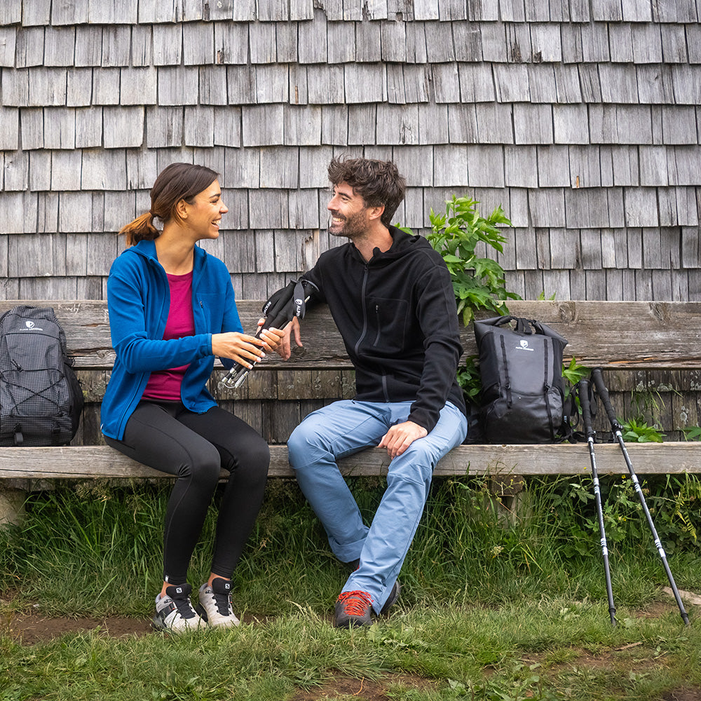 Bastoncini da trekking pieghevoli in carbonio