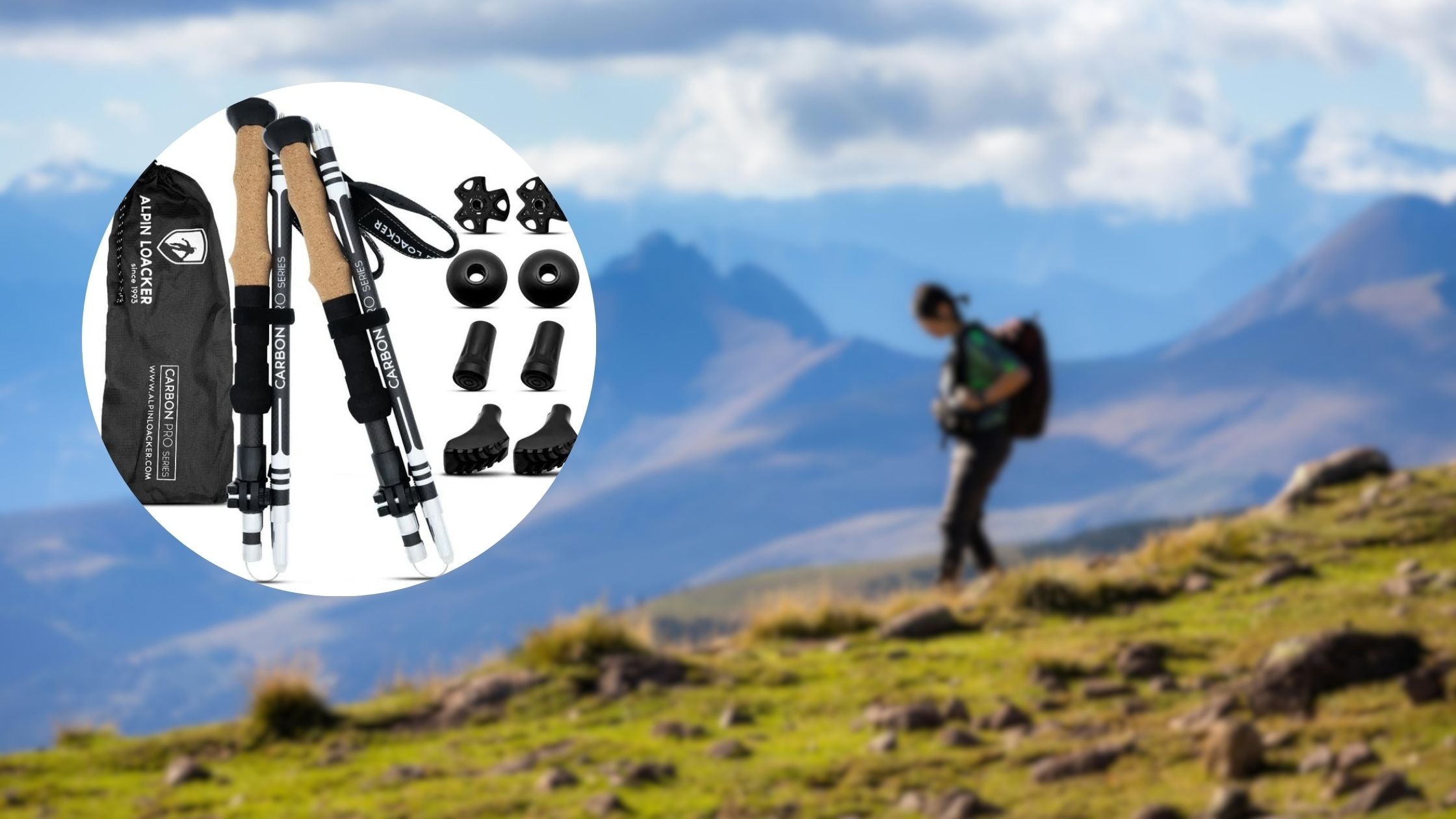 Wanderstöcke richtig benutzen : Technik Tipps für kalte Monate