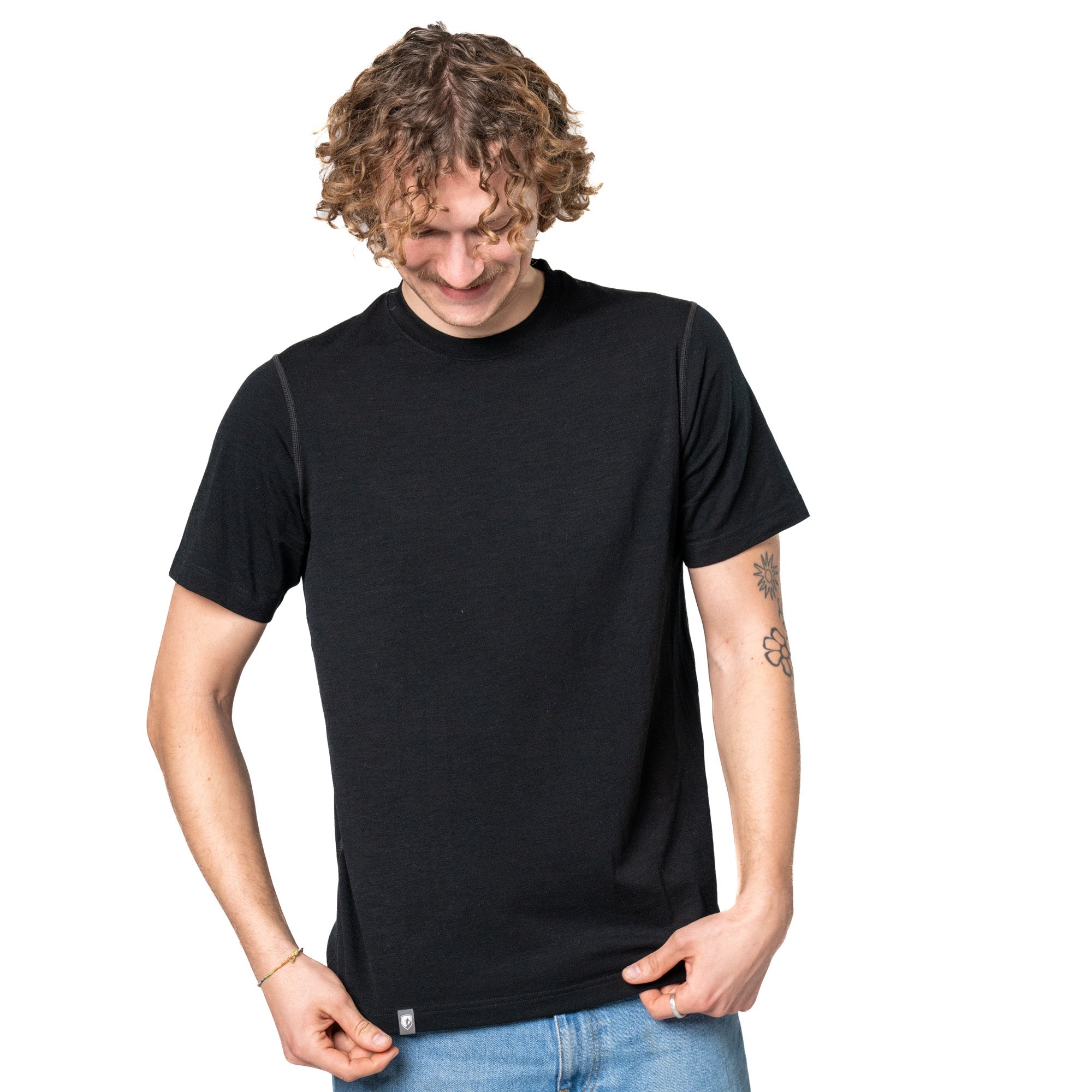 Maglietta Merino Uomo 150 g/m2 Loose Fit