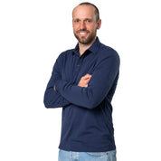 Polo à manches longues Mérinos pour homme