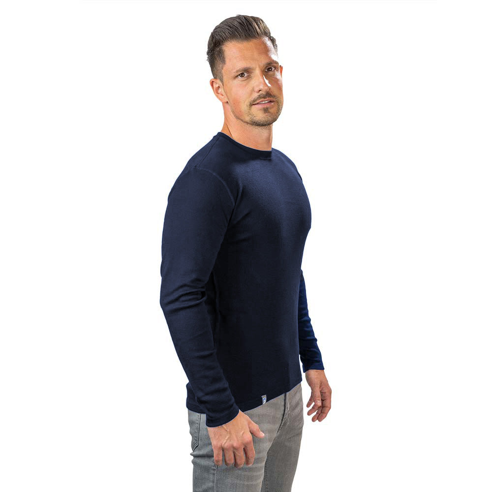 T-shirt à manches longues en mérinos pour hommes 230 g/m2 