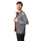 Mann trägt die 100% Merinowolle Jacke Herren 160 g/m² - ultrafein, ideal für Outdoor-Aktivitäten, mit funktionalen und komfortablen Eigenschaften, perfekt für Abenteuer und Alltag.