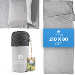 Travel sleeping bag and hut sleeping bag ultralight