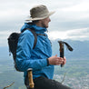Alpin Loacker Cappello da esterno per uomo e cappello da esterno per donna in beige, cappello da trekking unisex con coulisse