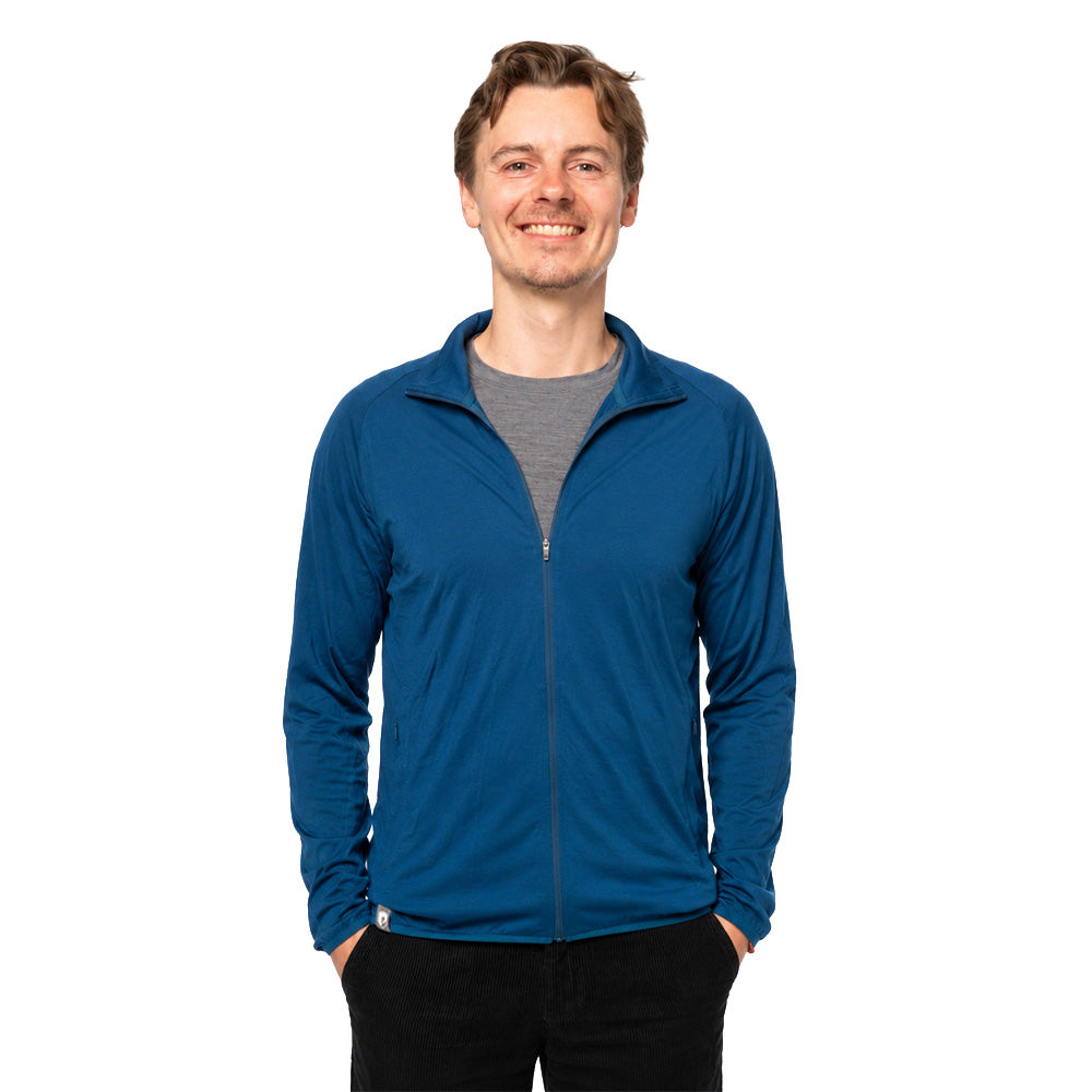 100% Merinowolle Jacke Herren 160 g/m² - ultrafein