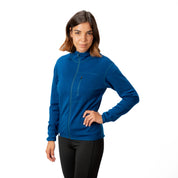 Maglia a maniche lunghe Merino con zip donna 230g/m2 (Copia) 
