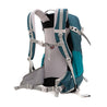 Alpin Loacker Lightweight hiking backpack with back ventilation in turquoise 