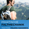 ALPIN LOACKER - Allmountain Series aluminum folding poles in a hiking backpack