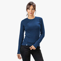 Women's 100% Merino Long Sleeve Shirt 230 g/m² - S / Blue
