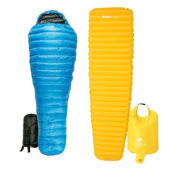 Sommer ultra light Schlafsack und Isomatte Bundle