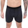 Grey Merino Boxer Shorts by Alpin Loacker in grey