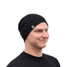 Schwarze Merino Sportmütze für Outdoor und Bergsport von ALPIN LOACKER