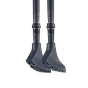 Aufsätze für Wanderstöcke: Robuste schwarze Gummi- und Elektrokabelgriffe, passend für Alpin Loacker Stöcke, ideal für vielseitige Outdoor-Aktivitäten wie Wandern und Nordic Walking.