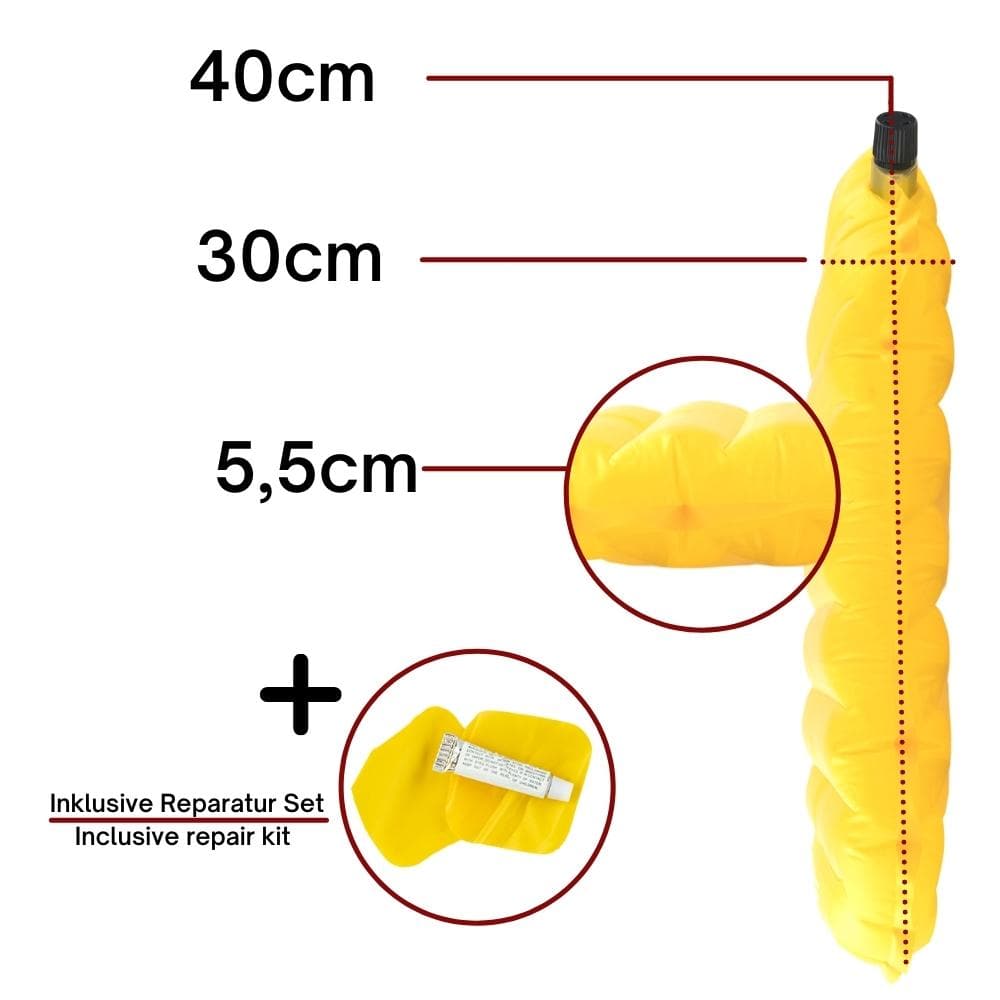 Uni Sit Pad Pro Outdoor Sitzkissen, ein aufblasbares Gelbkissen, ideal für Camping und Reisen, leicht packbar und kälteisolierend, für vielseitigen Outdoor-Einsatz.