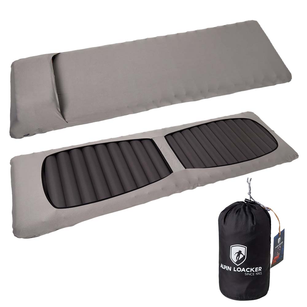 Light Pro Isomatte Überzug, grauer Überzug für Alpin Loacker Light Pro Matratze, schützt vor Schmutz und Schäden, verbessert Isolation, ideal für Outdoor-Abenteuer.