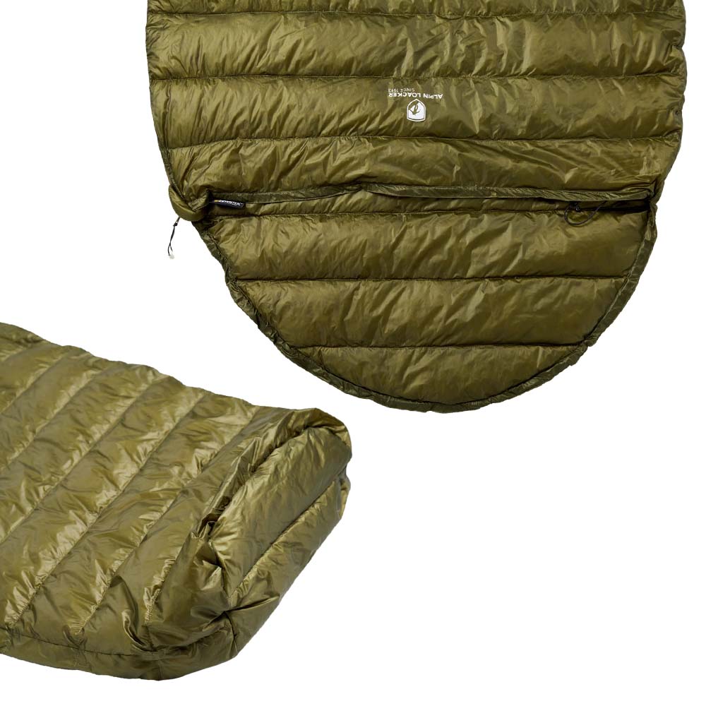 Ultra leichter Daunen Sommerschlafsack 290g mit Reißverschluss, ideal für Outdoor-Abenteuer, kompakt und leicht, mit wasserabweisendem Ripstop-Nylon und atmungsaktivem Innenmaterial.